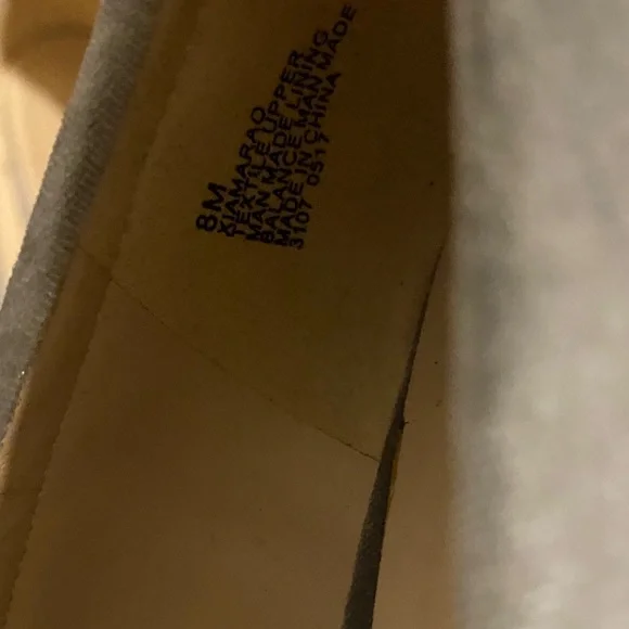 Nine West Metallic Silver Studded Loafers - Picture 4 of 5